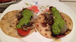 Twisted Aji Verde Steak Tacos on the Mojoe Griddle [upl. by Ylatfen]