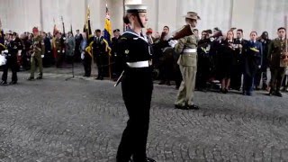 Anzac Day 2016  Menin Gate Ypres  Catafalque Party Day ceremony LAST POST [upl. by Krispin]