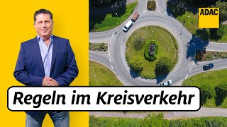 Blinken Spurwechsel Vorfahrt Grillen Diese Regeln gelten im Kreisverkehr  Recht Logisch [upl. by Analim]