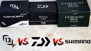 13 FISHING VS DAIWA VS SHIMANO which reel will be getting replaced [upl. by Adnuhsor]