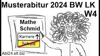 Das Musterabitur 2024 Baden Württemberg Pflichtteil W4 orthogonale Gerade  Mathe Schmid [upl. by Deborah]