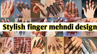 Kashees Mehndi finger designsHenna finger designsFinger Mehndi Designs 2024 [upl. by Assadah]