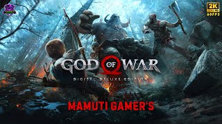 God of war Gameplay 🔥 🎥2k 60FPS  Part 4  MAMUTI GAMERS LIVE 🔥 godofwar [upl. by Llehcim727]