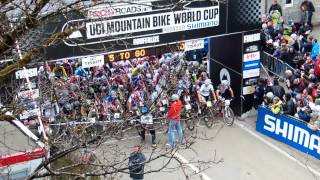 Houffalize World Cup 2012 Start of the race Elite men [upl. by Mord]