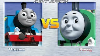 MUGEN REQUESTS  Thomas the Tank Engine vs Percy the Small Engine [upl. by Nodnab802]