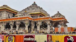 अयोध्या का पहला दीप उत्सव श्री राम जन्मभूमि मंदिर पर [upl. by Selena848]