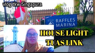 Raffles Marina House Light Tuas Link SingapuratrieanadailyvlogHouselight [upl. by Anaiv]