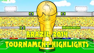 WORLD CUP 2014 HIGHLIGHTS by 442oons Brazil 2014 World Cup Review Compilation Clips [upl. by Laux912]