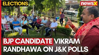 What Voters Of Jammu Seek  BJP Candidate Vikram Randhawa  Gandhinagar Exclusive  NewsX [upl. by Schwarz276]