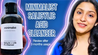 Minimalist Salicylic Acid Facewash Review  ACTUALLY WORKS 💯 [upl. by Iolenta396]