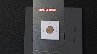 Major Error Found Offset Reverse Die Coin Roll Hunting unboxing coinrollhunting unwrapping [upl. by Waldron]