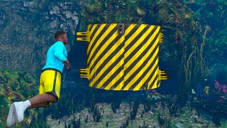 DESCOBRI UMA CAVERNA NO MAR DO GTA 5 [upl. by Ahseele]