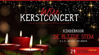 Kerstconcert 2020 Kinderkoor De Blijde Stem uit Urk olv Minne Veldman [upl. by Aromas]