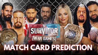 WWE SURVIVOR SERIES 2024  Match card prediction [upl. by Tann931]