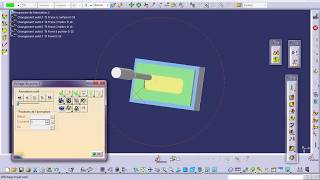 SIMULATION USINAGE CATIA V5 [upl. by Morena12]