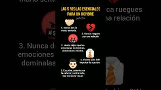 Las 5 reglas esenciales para un hombre frases mentalidad psicologia [upl. by Nitsyrk]