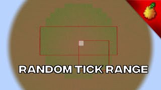 Minecraft Random Tick Range Explained [upl. by Mckinney102]