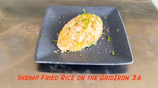 Shrimp Fried Rice on the GridIron 36 campchef [upl. by Reppep]