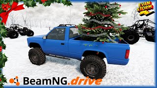 Beam NG Drive Christmas Challenge Find The Monster Jam Trucks A Christmas Tree VS BIG Boss Man [upl. by Llertniuq793]