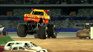 Monster Jam El Toro Loco Freestyle  Abu Dhabi 2013 [upl. by Enidan]