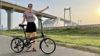 Dahon Mariner D8 Folding Bike Review 20 inch Folding Bike [upl. by Zrike723]