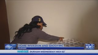 Durham student describes being shot in hand in home invasion [upl. by Aratahs]