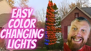 🎄🎄What You Need To Do Twinkly Christmas Lights On A Tree🎄🎄🎄 [upl. by Etnoled]