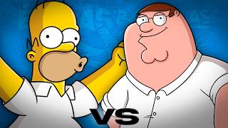 Homer Simpson vs Peter Griffin Épicas Batallas de Rap del Frikismo  Keyblade ft Zarcort [upl. by Marcin]