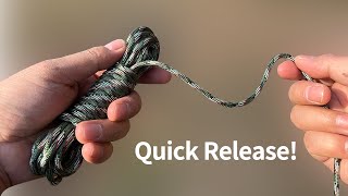 The EASIEST Way to Coil Rope with a Quick Release [upl. by Gilemette]