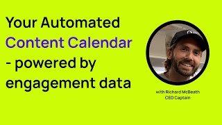 Your Automated Content Calendar  powered by engagement data [upl. by Morgenthaler]