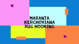 Maranta Kerchoveana Rug Hooking [upl. by Henrik]