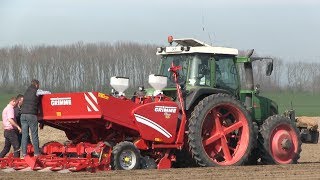 2014  Aardappels poten JohannesKerkhovenpolder GRIMME GL420 [upl. by Kauffman278]