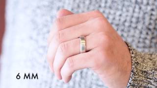 Mens Wedding Bands  Which Width Is Right For You [upl. by Hoseia]