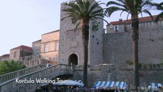 Korcula Croatia Walking Tour  Mediterranean Cruise  Cunard [upl. by Oakley]