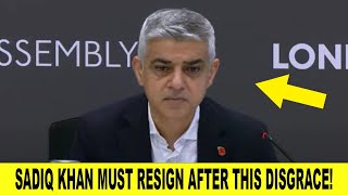 Sadiq Kahn MUST Resign For THIS He Is A DISGRACE [upl. by Andaira]