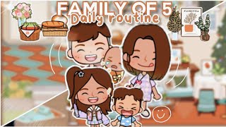 Miga World Family Of 5 Daily Routine aesthetic✨️🍄🌻🌤 [upl. by Nitnilc952]