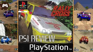 Rally Cross PS1 Review  PSX Rally Game [upl. by Assilim]