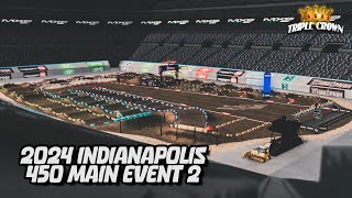 2024 rF Supercross 450 Main 2  Round 10  Indianapolis [upl. by Kaya]