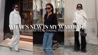 WHATS NEW IN MY WARDROBE WINTER  NetAPorter COS Totême Theory amp more [upl. by Trik]