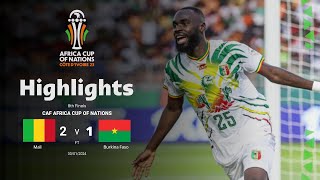 Mali vs Burkina Faso  Round 16  CAF Africa Cup of Nations  Highlights [upl. by Jodi]