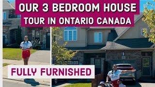 OUR 3 BEDROOM FULLY FURNISHED HOUSE TOUR IN CANADA  MOVING TO CANADA AS PERMANENT RESIDENTSAirbnb [upl. by Eiramanna]