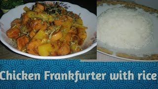 Chicken sausage  chiken frankfurter  easy and quick recipe  Pakistani style  MoMs Secret Chef [upl. by Hokanson]