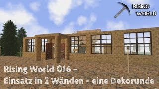 Rising World S2E016  Einsatz in 2 Wänden  eine Dekorunde  JIWGames  Deutsch German [upl. by Annauqaj763]