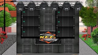 KEFA MUSIC AUDIO Animasi sound system [upl. by Arluene]