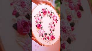 easy to wall hanging and pillow cover hand embroidery design youtubeviral [upl. by Ttesil]