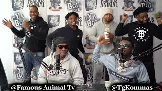 Louisiana Rapper Tg Kommas Stops By Drops Hot Freestyle On Famous Animal Tv [upl. by Marne]