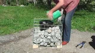 How to build a gabion planter in 6 mins [upl. by Hajidak]