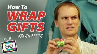 How to Wrap Gifts  Kid Snippets [upl. by Magill37]