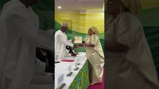 Governor SanwoOlu swears in Olufunke Rekiya Hassan as Onigbongbo LCDA Chairman [upl. by Everara404]