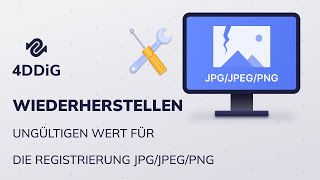 【Windows1011】Ungültigen Wert für die Registrierung JPGJPEGPNG Windows 10 wiederherstellen [upl. by Anor]